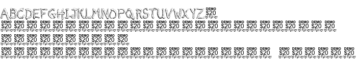 Die Vorschau der Schrift Smelted Demo