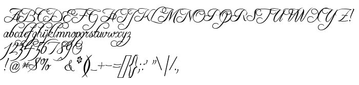 Die Vorschau der Schrift Freebooter Script