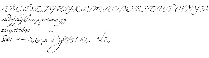 Die Vorschau der Schrift LinotypeZapfino Four