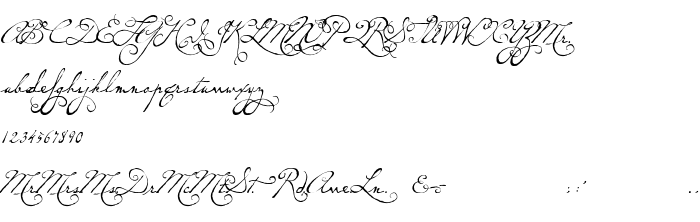 Die Vorschau der Schrift P22DearestSwash