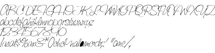 Die Vorschau der Schrift Saginaw  Light