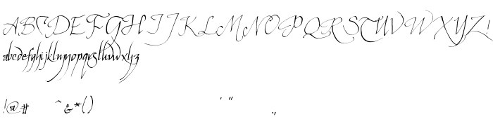 Die Vorschau der Schrift ElvenCommonSpeak