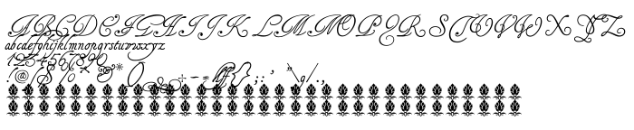 Die Vorschau der Schrift Tagettes