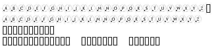 Die Vorschau der Schrift KR Happy New Year 2002