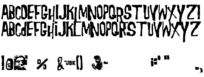 Die Vorschau der Schrift Morgus the Magnificent
