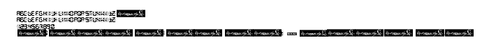 Die Vorschau der Schrift Crashed Scoreboard