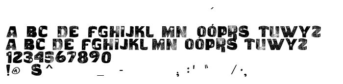 Die Vorschau der Schrift vtks caveirada