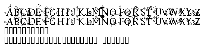 Die Vorschau der Schrift Kids Alphabet
