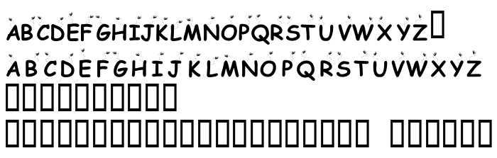 Die Vorschau der Schrift KR Buzzzz