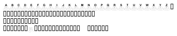 Die Vorschau der Schrift KR St. Patty's Hat