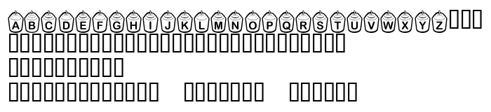 Die Vorschau der Schrift KR Votive