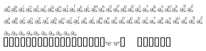 Die Vorschau der Schrift KR I Do!