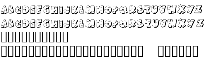 Die Vorschau der Schrift KR Ha Ha