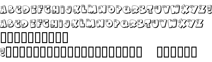 Die Vorschau der Schrift KR Boo!