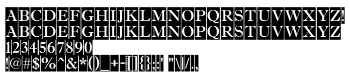 Die Vorschau der Schrift a_AntiqueTitulTradyCm