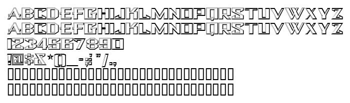 Die Vorschau der Schrift BulwarkNF