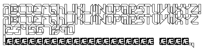 Die Vorschau der Schrift Collective O (BRK)