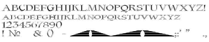 Die Vorschau der Schrift Coltaine No 1