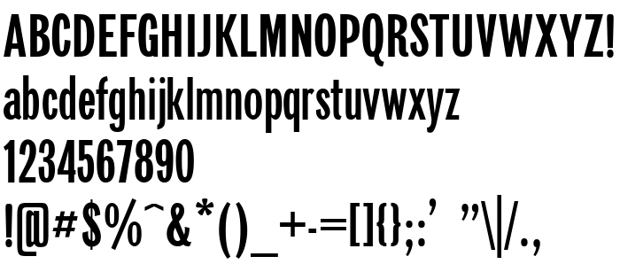 Die Vorschau der Schrift Gazeta SansSerif Plain:001.001