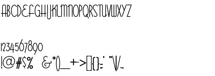 Die Vorschau der Schrift Bittersweet
