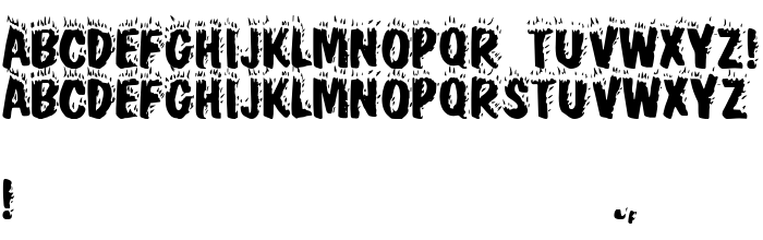 Die Vorschau der Schrift Blaze