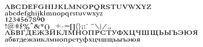 Die Vorschau der Schrift Uk_Caslon