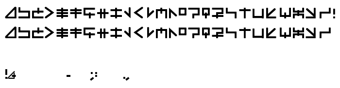 Die Vorschau der Schrift MindFields