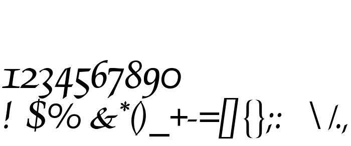 Die Vorschau der Schrift Asturia script