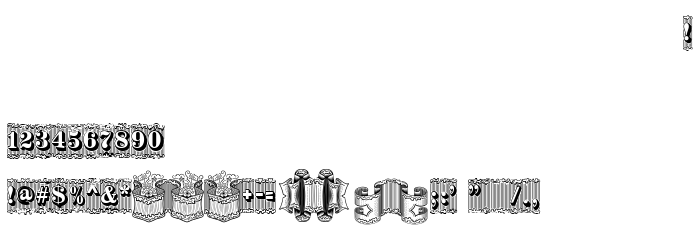 Die Vorschau der Schrift SilverlandDecoC