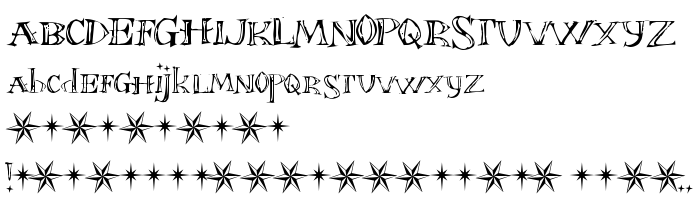Die Vorschau der Schrift Font in a Red Suit (The Christmas Font)