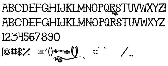 Die Vorschau der Schrift Ghosttown BC