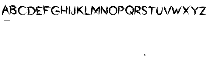 Die Vorschau der Schrift Bumrush