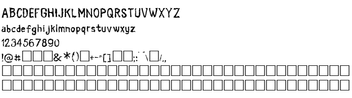 Die Vorschau der Schrift Coldbringer KG