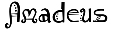 Schrift Amadeus