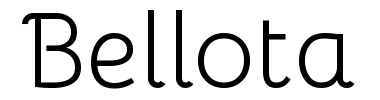Schrift Bellota
