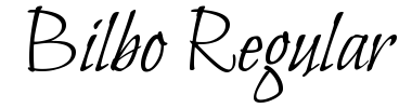 Schrift Bilbo Regular
