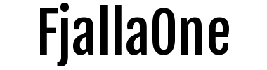 Schrift FjallaOne