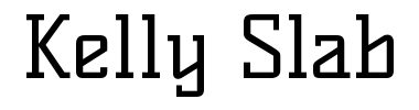 Schrift Kelly Slab