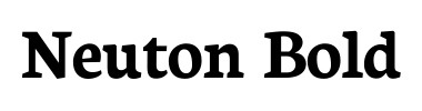 Schrift Neuton Bold