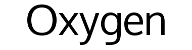 Schrift Oxygen
