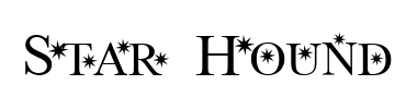 Schrift Star Hound