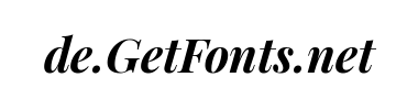 Schrift Playfair Display Bold Italic