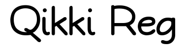 Schrift Qikki Reg