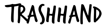 Schrift TrashHand