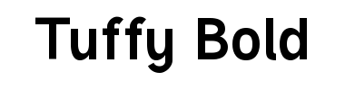 Schrift Tuffy Bold
