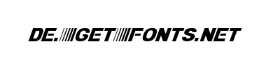 Schrift Bamf Italic