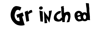 Schrift Grinched