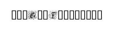 Schrift Gothic Flourish