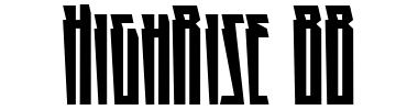 Schrift HighRise BB