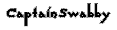 Schrift CaptainSwabby